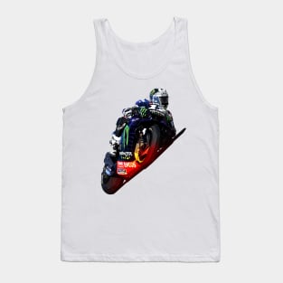 Low Poly Maverick Viñales Tank Top